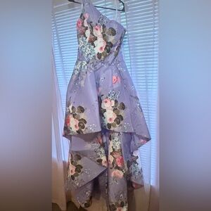 Sherri Hill Lavender Floral Kids Dress
